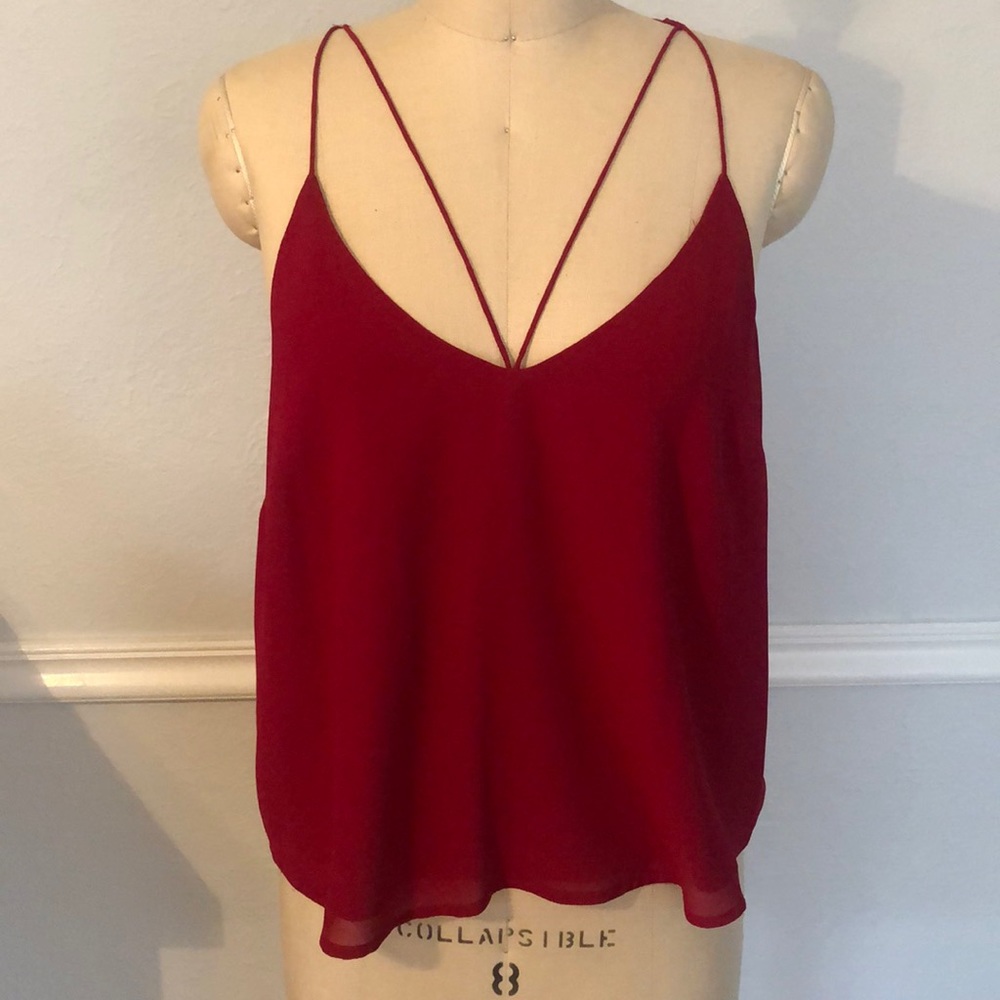 Bardot strappy cami